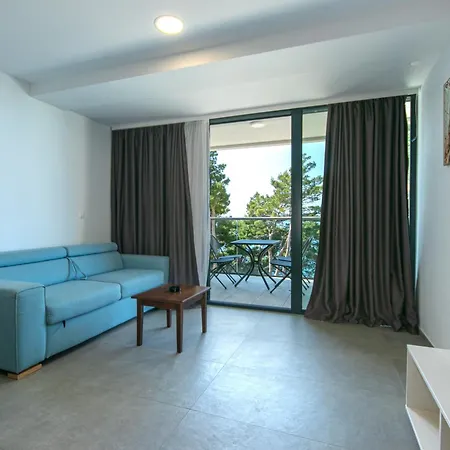 Apartment Seaside With A Swimming Pool Brela, Makarska - 19834 *