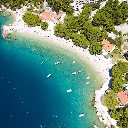 Seaside With A Swimming Pool Brela, Makarska - 19834 Apartment