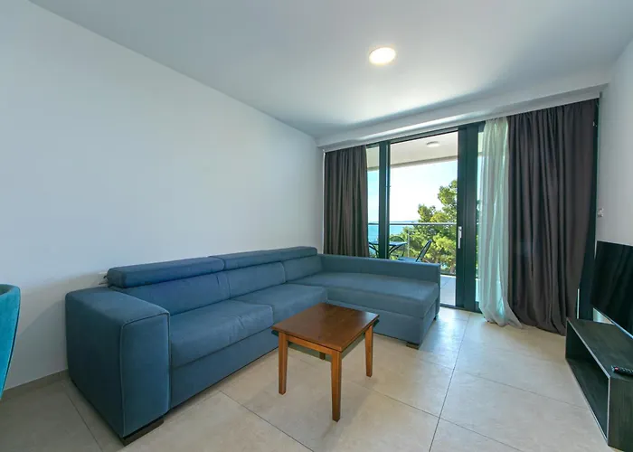 Seaside With A Swimming Pool Brela, Makarska - 19834 *