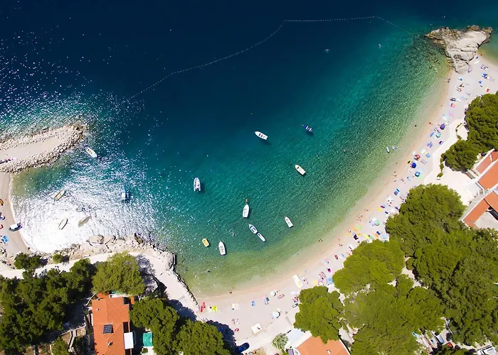 Seaside With A Swimming Pool Brela, Makarska - 19834